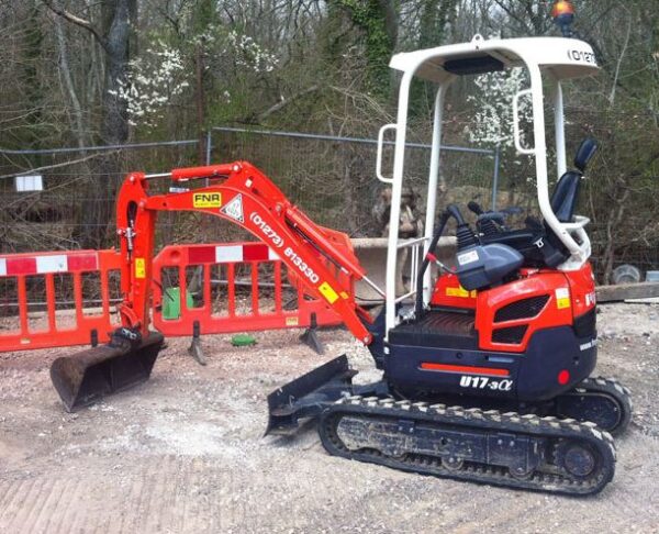 Kubota U17 Zero Tail Swing Compact Excavator Specifications