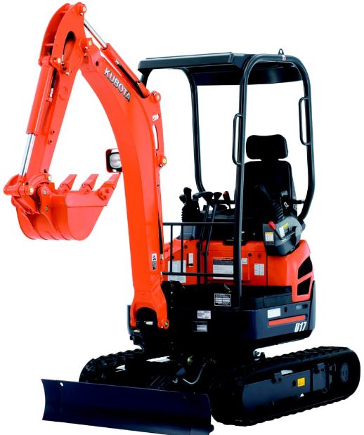 Kubota U17 Zero Tail Swing Compact Excavators Key Features