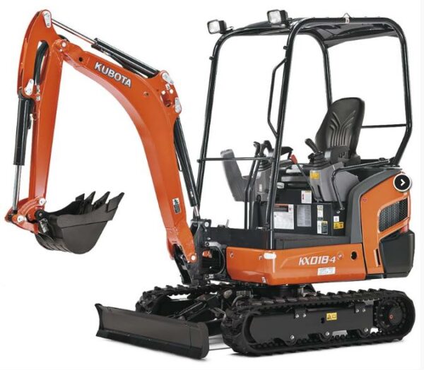 Kubota KX018-4 Mini Excavator Overview