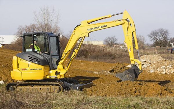 New Holland E55BX Mini Excavator price specs