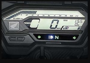 Honda X blade digital meter