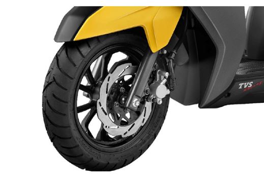 TVS NTORQ 125 brakes