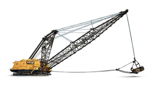 Dragline excavators