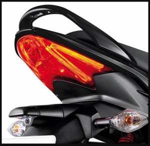 Hero New Glamour 125 bike tail