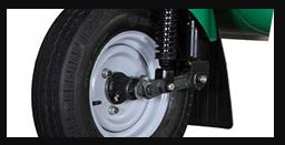 Bajaj RE Maxima Auto Rickshaw tyre and brakes