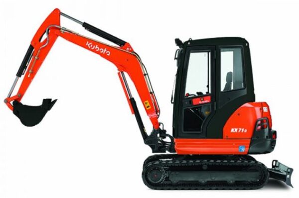 Kubota KX71-3 Mini Excavator For Sale Price Lifting Chart Specs Weight & Review Video