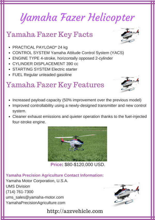Yamaha Fazer Helicopter Price in India