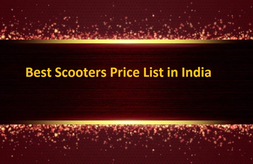 Best Scooters Price List in India