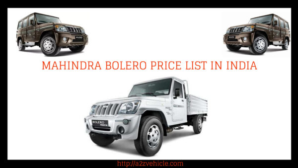 Mahindra bolero top model price and photo