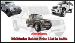 mahindra-bolero-price-list