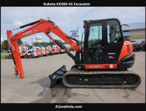 Kubota KX080-4S Excavator Specs, Dimensions, Comparisons