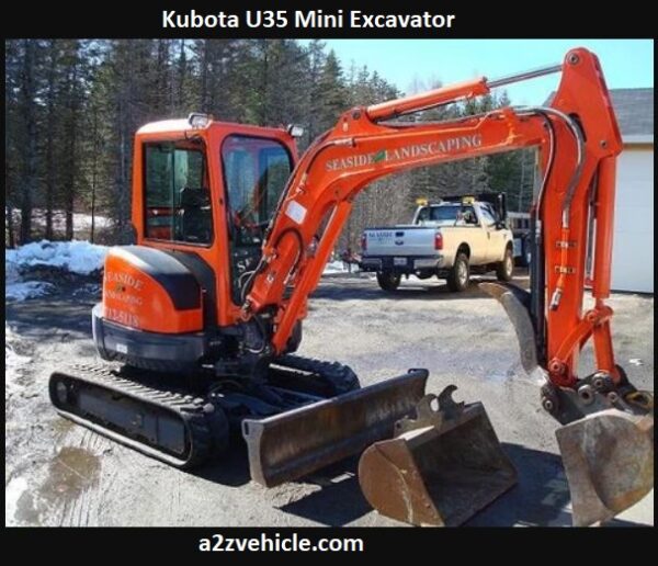 Kubota U35 Specs, Price, HP, Reviews, Features, Attachments