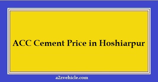 ACC Cement Price in Hoshiarpur
