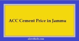 ACC Cement Price in Jammu