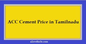 ACC Cement Price in Tamilnadu