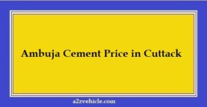 Ambuja Cement Price in Cuttack