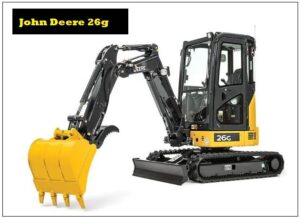 John Deere 26G Mini Excavator Price New, Specs