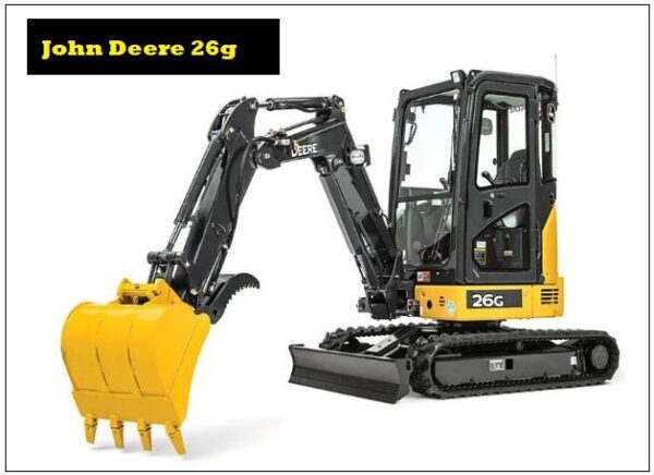 John Deere 26G Mini Excavator Price New, Specs