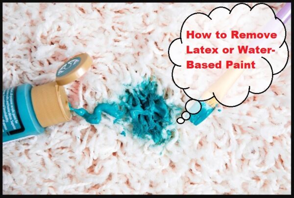 How to Remove Latex or Water-Based Paint