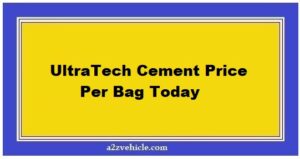 UltraTech Cement Price Per Bag Today