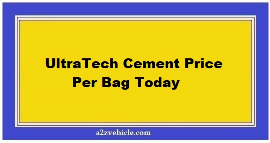 UltraTech Cement Price Per Bag Today