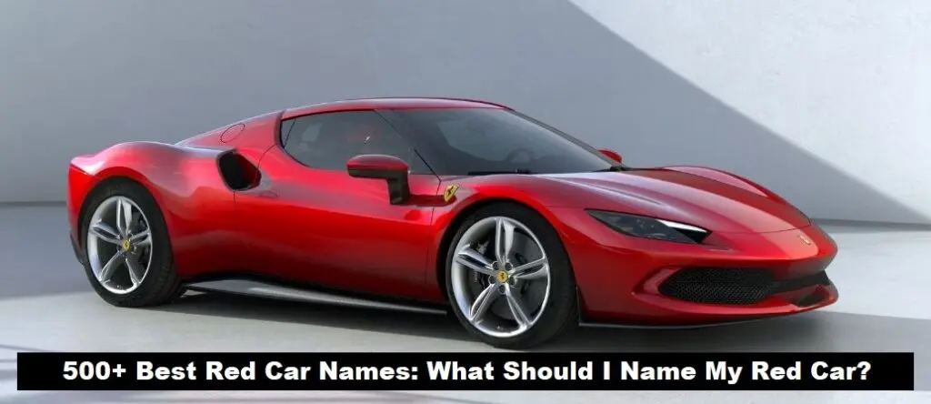 Red Car Names