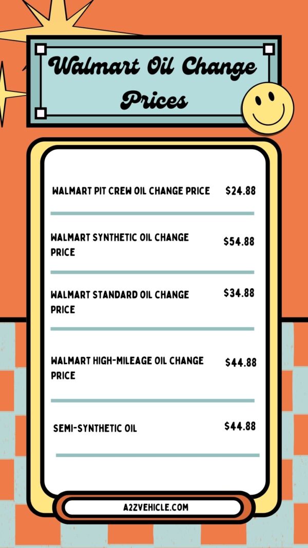 Walmart Oil Change Prices